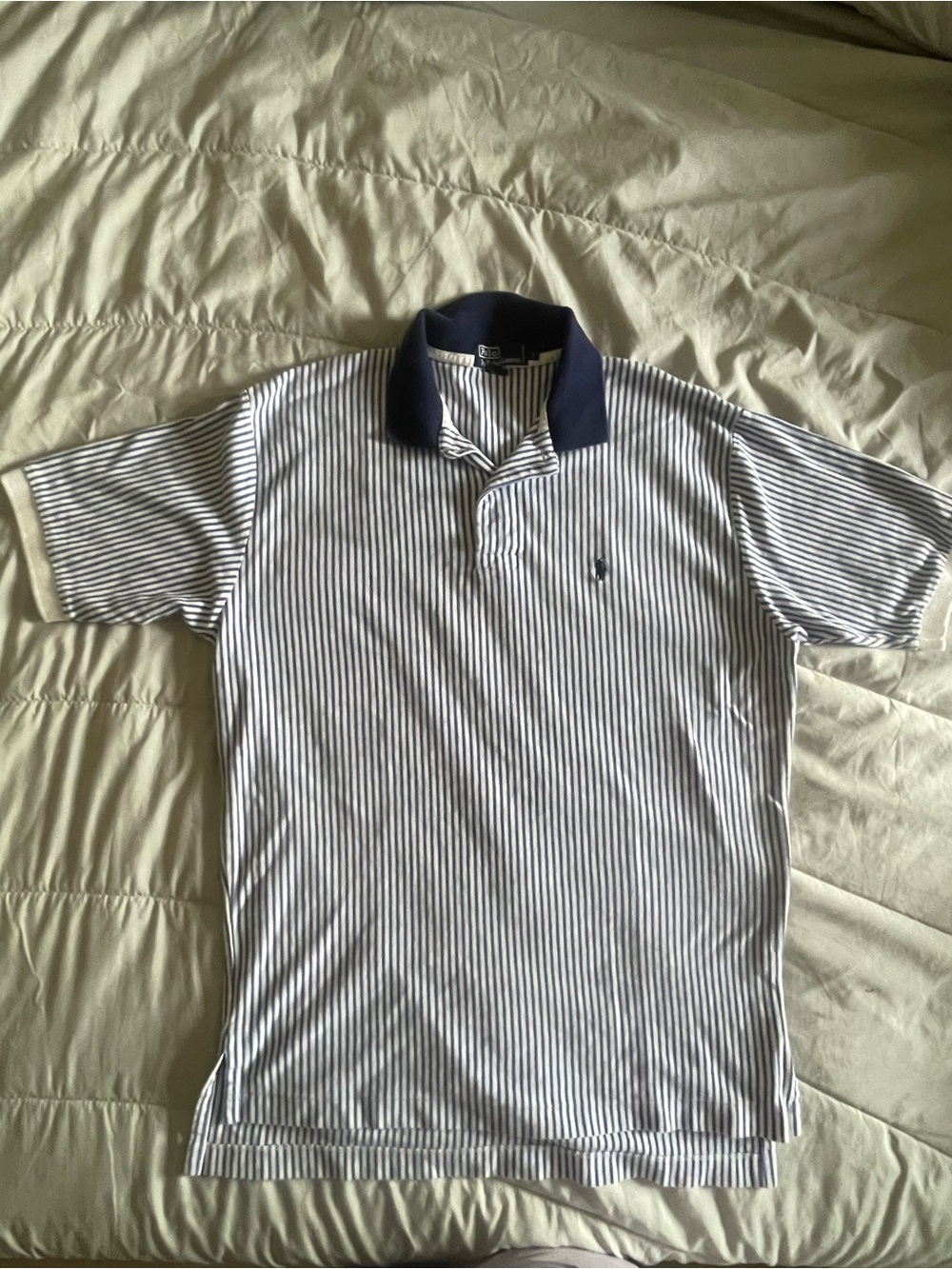 Vintage Polo Ralph Lauren Pinstripe Polo Shirt